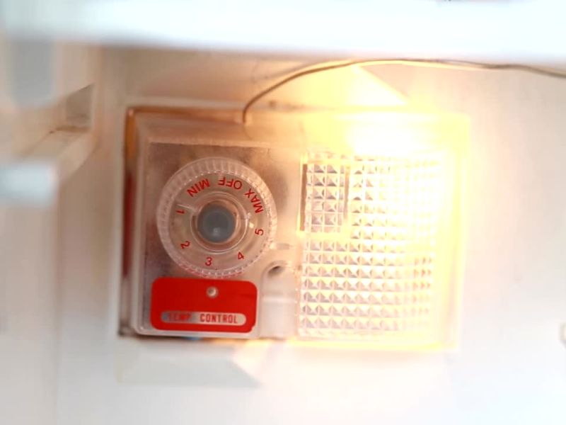 Prikaz termostata u frižideru